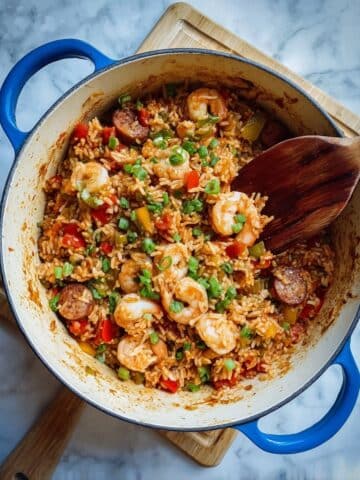 One Pot Sausage, Shrimp, and Rice Recipe