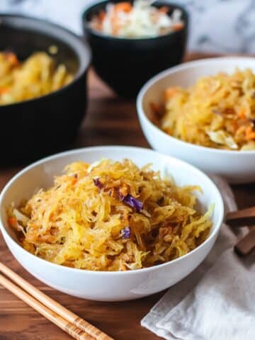 Spaghetti Squash Chow Mein Recipe
