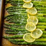Roasted Asparagus with Lemon, Butter, and Parmesan Recipe