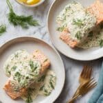 Salmon with Creamy Dill Sauce Recipe