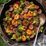 Honey Garlic Shrimp, Sausage, and Broccoli Stir-Fry Recipe