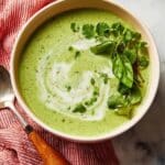 Creamy Zucchini Soup with Coconut, Lime, and Fresh Herbs Recipe