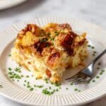 Croissant Breakfast Casserole with Bacon & Gruyère Recipe