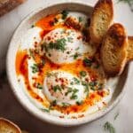 Çılbır: Turkish Eggs with Creamy Yogurt & Spicy Butter Sauce Recipe