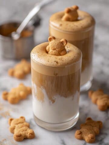 Teddy Graham Latte Viral Recipe