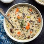 Creamy Mushroom Wild Rice Soup Recipe