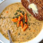 Roasted Italian Sweet Potato Soup Recipe