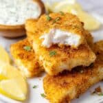 Crispy Air Fryer Fish Fillets with Spiced Bread Crumbs Recipe