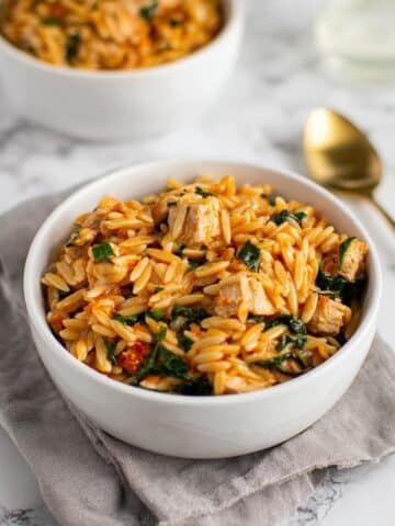 Cajun Chicken Orzo with Spinach Recipe
