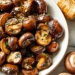 Sauteed Mushrooms with Garlic Butter Recipe