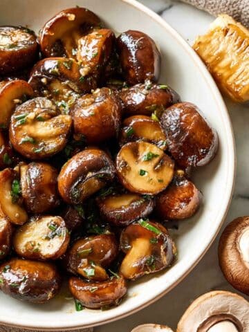 Sauteed Mushrooms with Garlic Butter Recipe