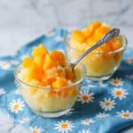 Homemade Mango Shaved Ice (Mango Bingsu) Recipe