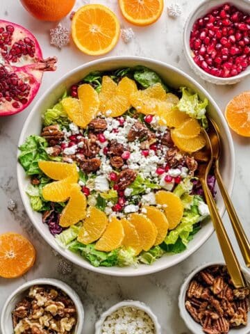 Citrus Christmas Salad with Orange-Maple Vinaigrette Recipe