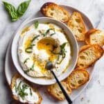 Lemon Ricotta with Honey and Basil Recipe