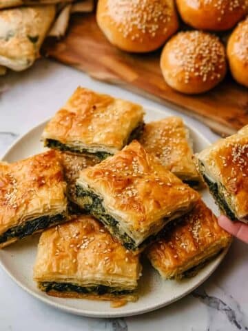 Turkish Spinach and Feta Börek Recipe