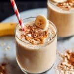 Wake Me Up Coffee Smoothie with Oats and Banana Recipe