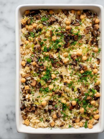 Vegan Chickpea & Rice Casserole Recipe