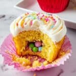 Sprinkles Filled Easter Cupcakes Recipe