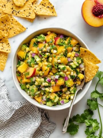 Avocado Peach Salsa Recipe