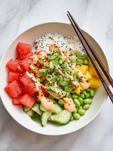 Watermelon Poke Bowl Recipe