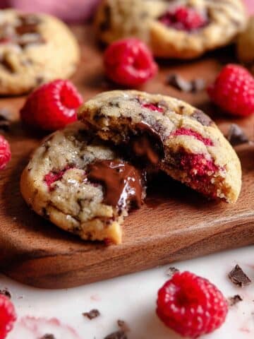 Raspberry Chocolate Chip Cookies Recipe