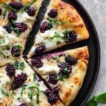 Blackberry Basil Ricotta Pizza Recipe