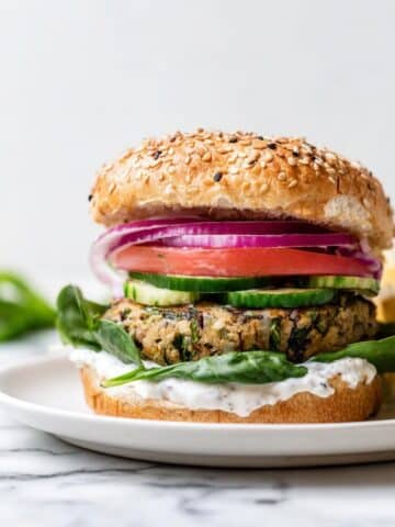 Greek Turkey Burgers Recipe