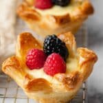 Easy Cream Cheese Puff Pastry Cups with Pecan Filling Recipe