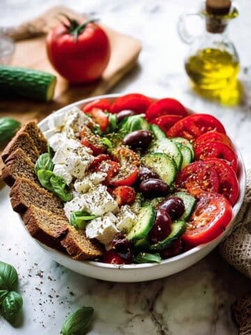 How to Make Authentic Greek Salad (Horiatiki Salata) Recipe