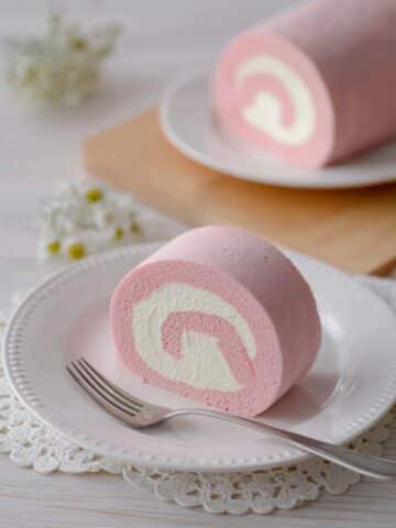 Japanese Cotton Candy Cake Roll Recipe