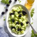 Blackberry Honeydew Salad with Basil Recipe