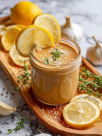 Orange Thyme Tahini Dressing Recipe