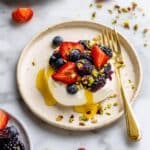 Mini Pavlova with Lemon Curd and Fresh Fruit Recipe