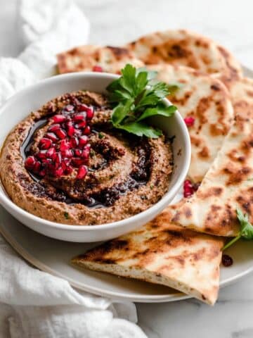 Muhammara (Roasted Red Pepper Walnut Dip) Recipe