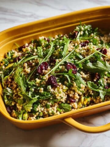 Millet Salad with Asparagus, Cherries, and Fresh Basil Recipe