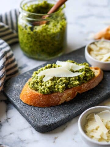 Castelvetrano Olive Tapenade with Crispy Baguette Crostini Recipe