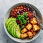 Enchilada Power Bowls with Spicy Tofu Recipe