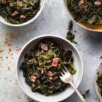 Southern Collard Greens with Smoked Turkey Hocks Recipe