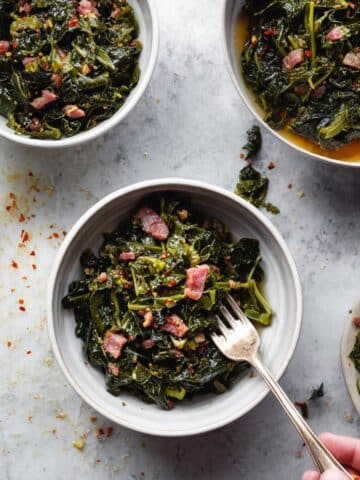 Southern Collard Greens with Smoked Turkey Hocks Recipe