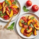 Nectarine Salad with Tomatoes and Herbs Recipe