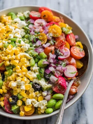 Peruvian Chopped Corn and Bean Salad Recipe