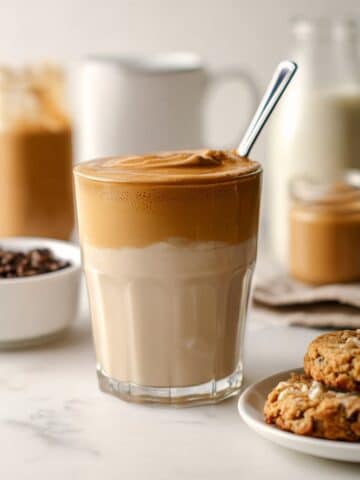 Whipped Dalgona Coffee with Cocoa and Flavors Recipe