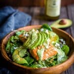 Grilled Salmon Salad with Creamy Cilantro Lime Dressing Recipe
