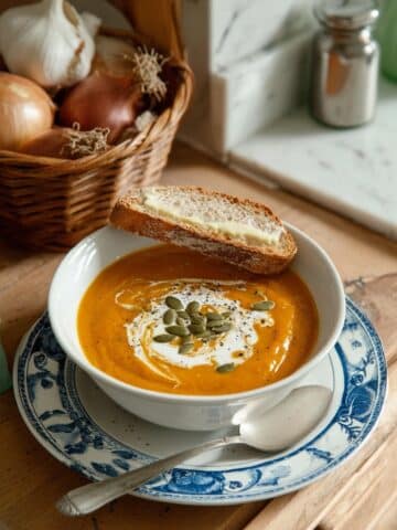 Spiced Butternut Squash and Apple Soup Recipe