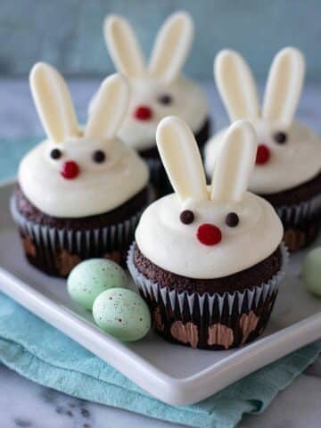 Easter Bunny Cupcakes (Gluten Free, Vegan) Recipe