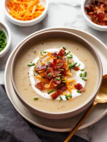 Instant Pot Loaded Potato Soup Recipe