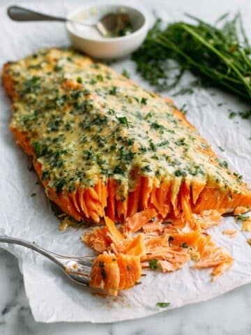 Dijon Baked Salmon Recipe