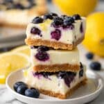 Lemon Blueberry Cheesecake Bars Recipe