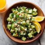 Smashed Cucumber Salad with Feta-Dill Dressing and Pistachios Recipe