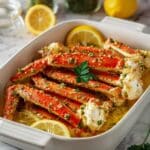 Easy Baked Snow Crab Legs with Garlic Butter Sauce Recipe